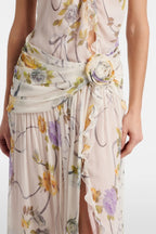 Azriel Floral Print One Shoulder Maxi Dress Avalabel