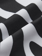 Zebra Striped Triangle Bikini Set Avalabel