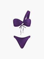 Asymmetrical String Bikini Set Avalabel