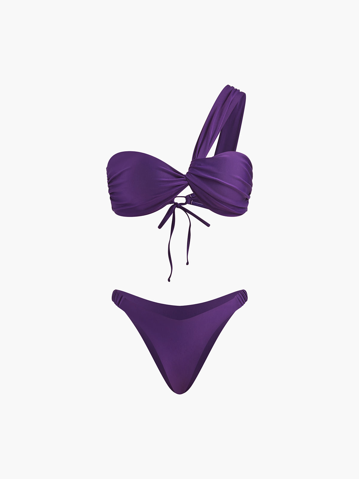 Asymmetrical String Bikini Set Avalabel