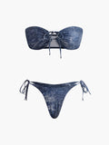 Vintage Strapless Bikini Set Avalabel