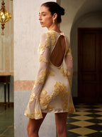 Romance Floral Mini Dress Avalabel