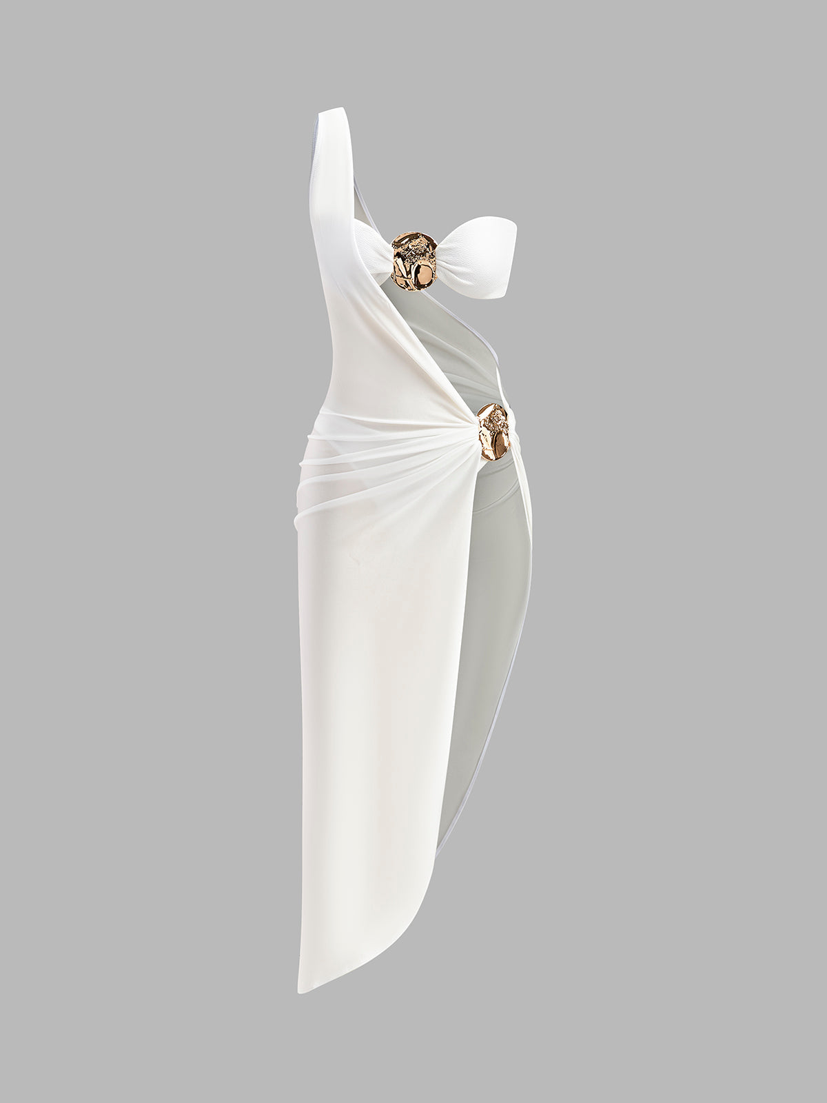 Gold Bikini Set and Stylish Pareo Avalabel
