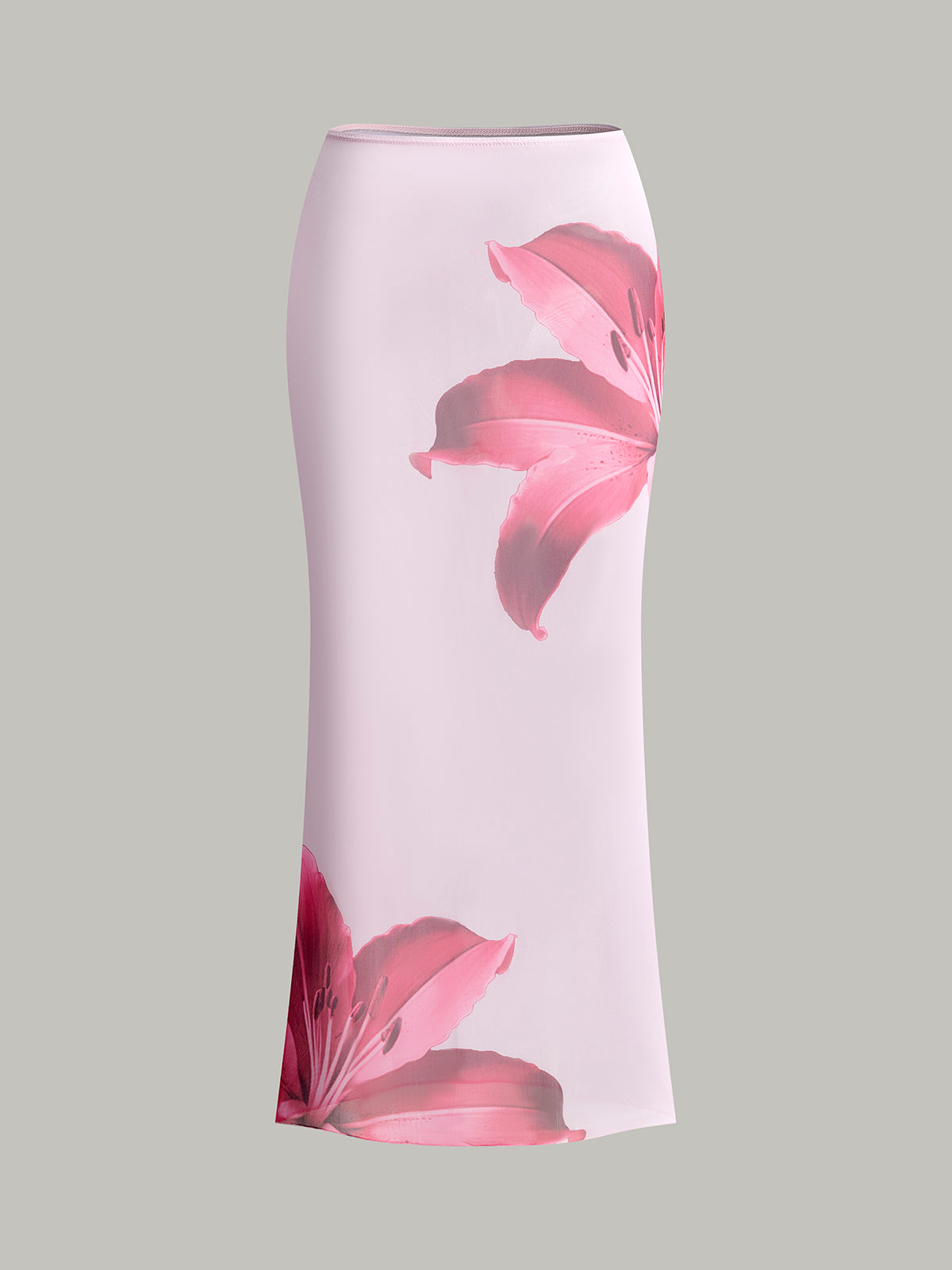 Floral Printed Bikini Bandeau and Chic Pareo Skirt Avalabel