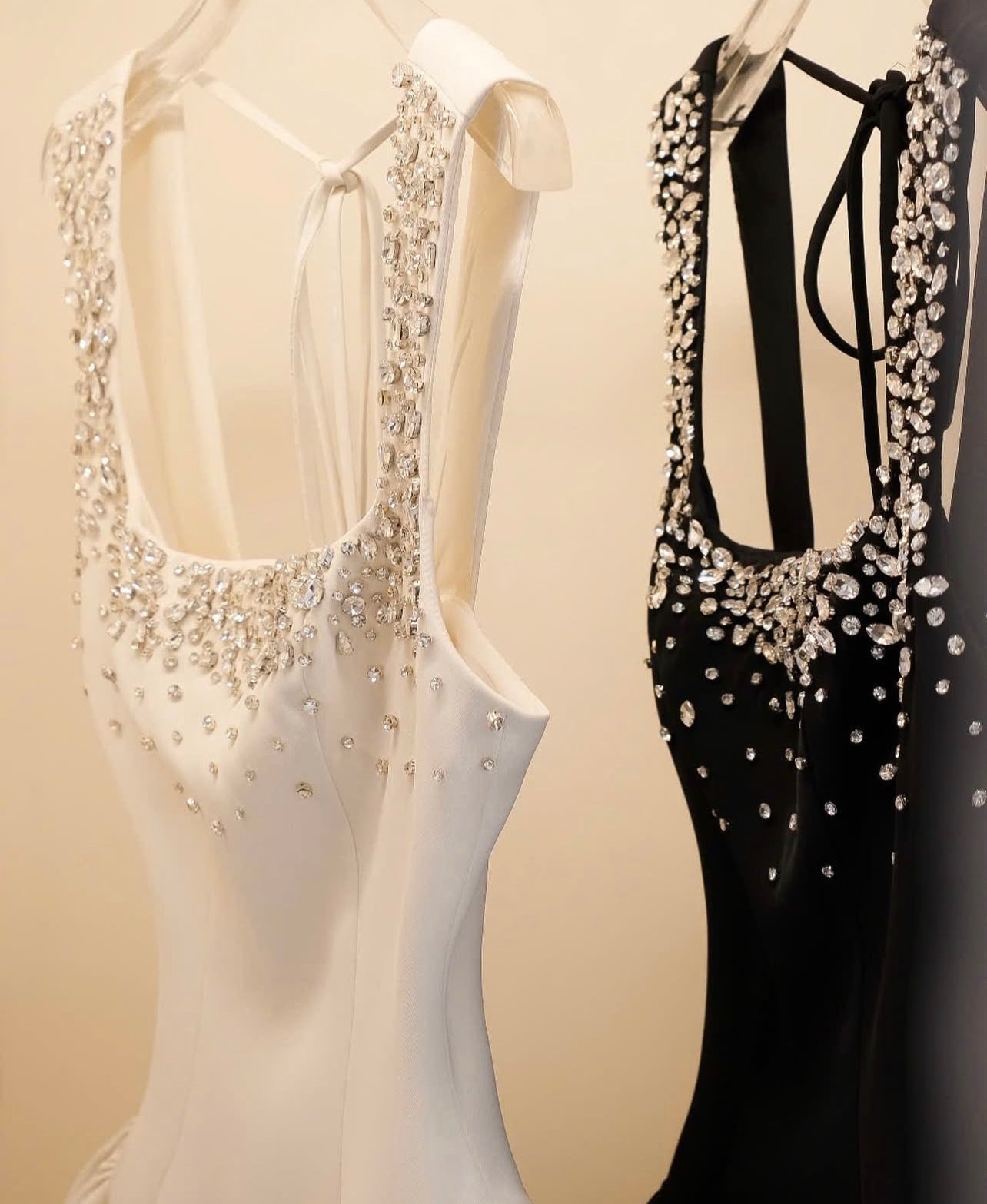 elise embellished mini dress Avalabel