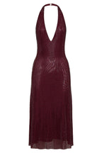 Diamond Halter Neck Midi Dress Avalabel