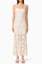 Karen Floral Maxi Dress in Multicolor Avalabel