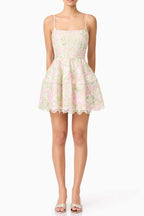 Karen Floral Mini Dress in Multicolor Avalabel