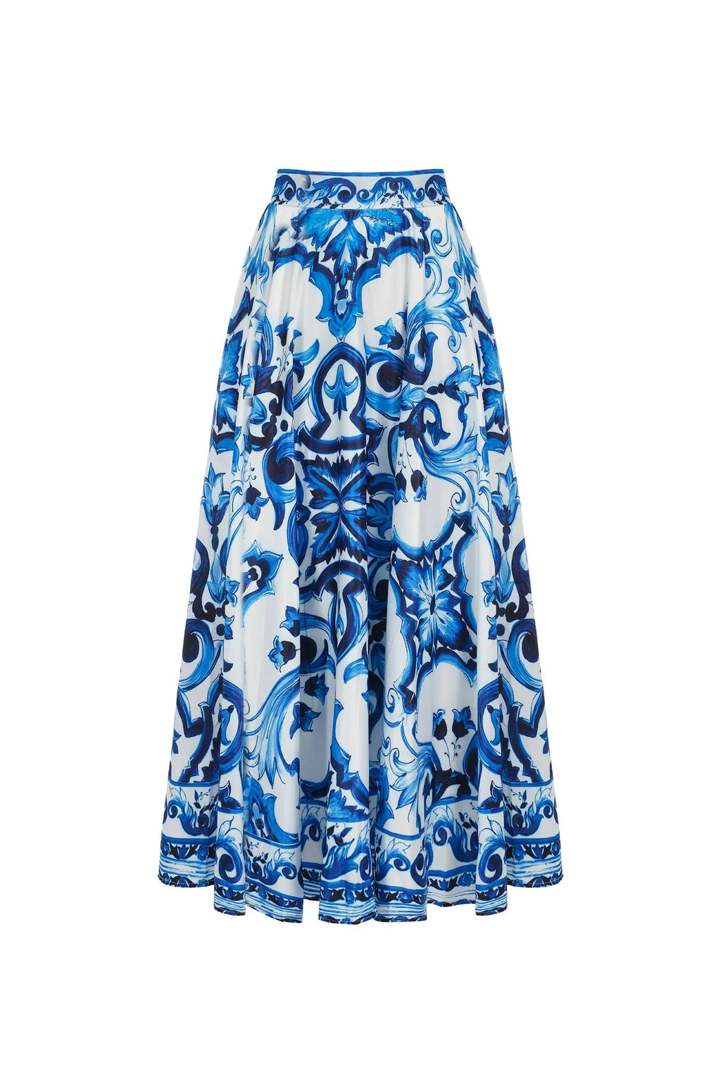 Kaona Halter Floral Printed Top And Skirt Two-Piece Set Avalabel