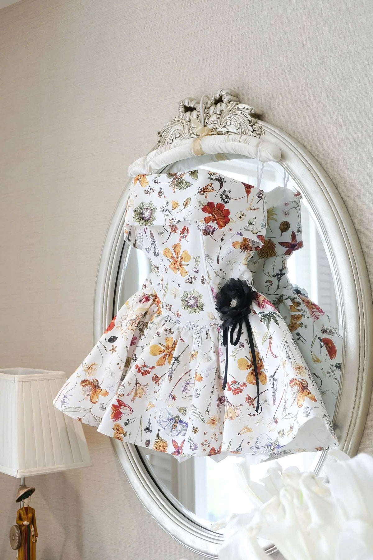 Lumi Dot Strapless Mini Dress Avalabel