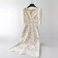 Martha Lace Midi Dress Avalabel