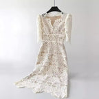 Martha Lace Midi Dress Avalabel