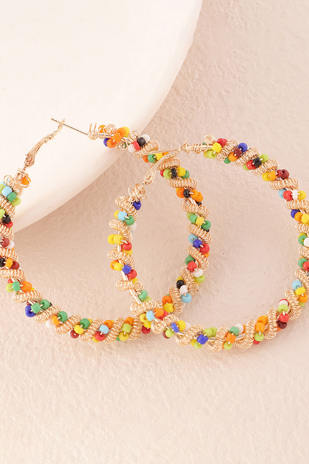 Colorful Loop Boho Style Earrings Avalabel