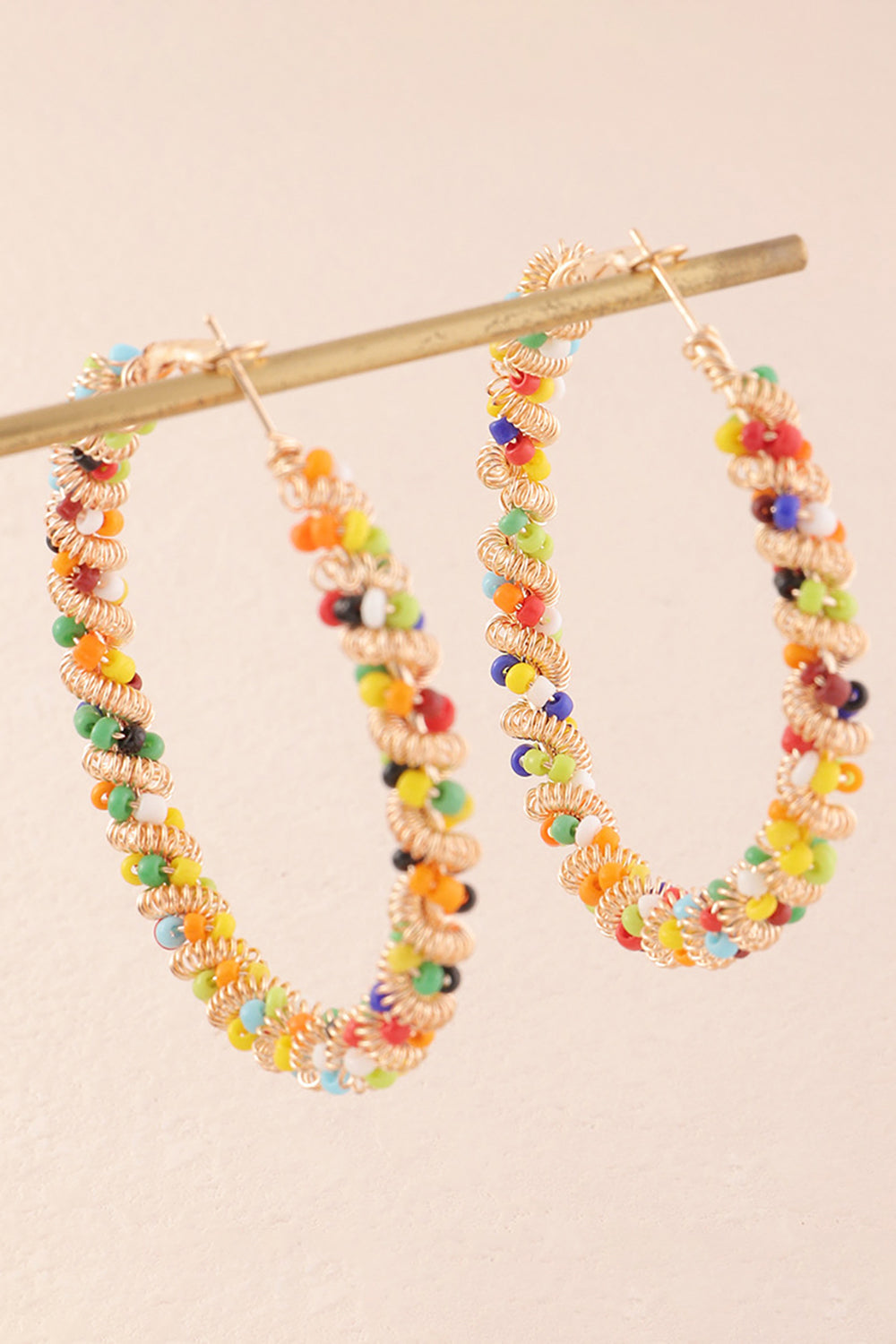 Colorful Loop Boho Style Earrings Avalabel