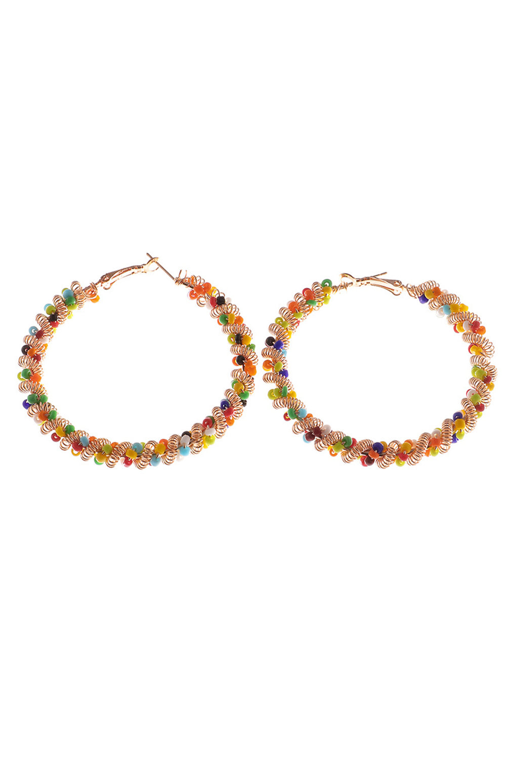 Colorful Loop Boho Style Earrings Avalabel