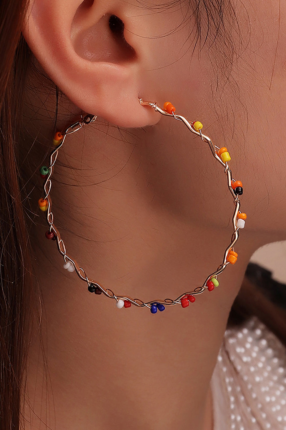 Colorful Loop Boho Style Earrings Avalabel