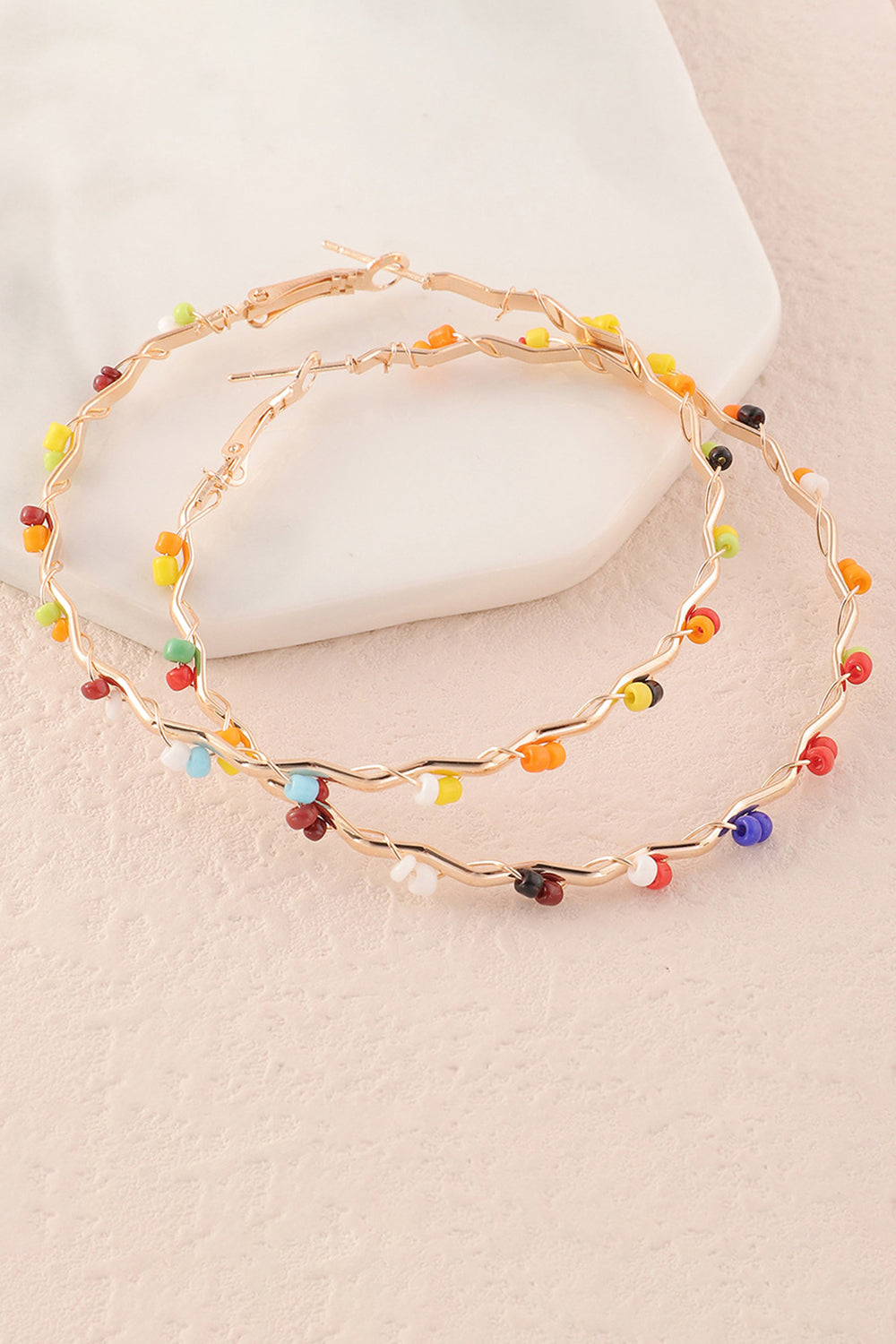 Colorful Loop Boho Style Earrings Avalabel