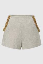 evangeline Sequin Jacket in apricot Avalabel