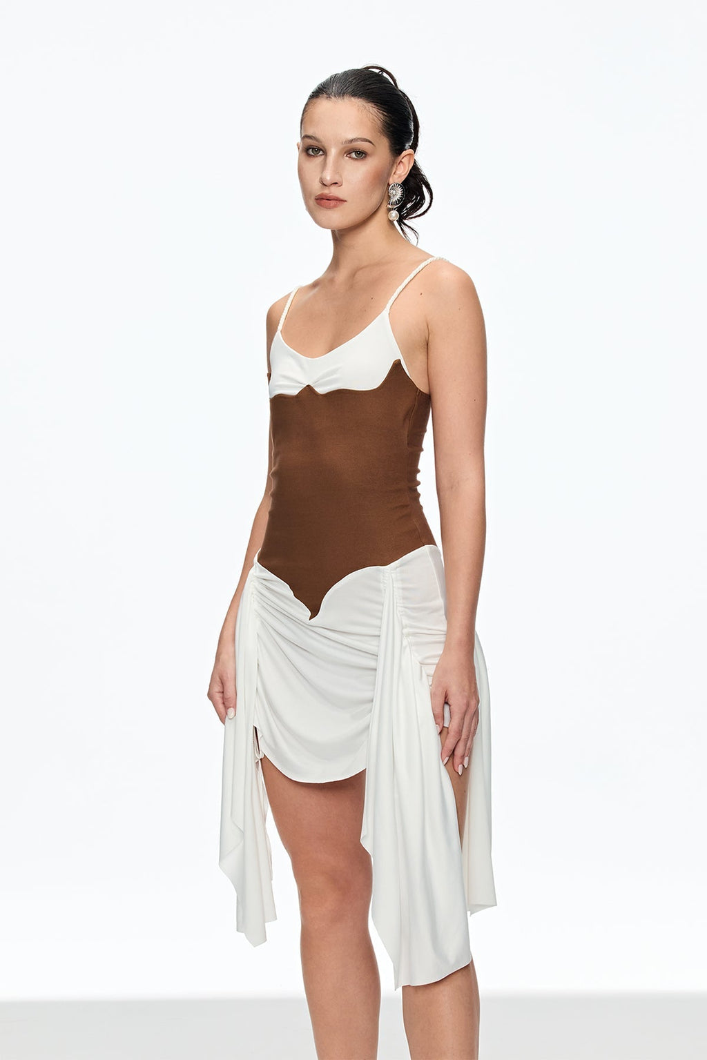 eunice Ruch Spaghetti Mini Dress Avalabel