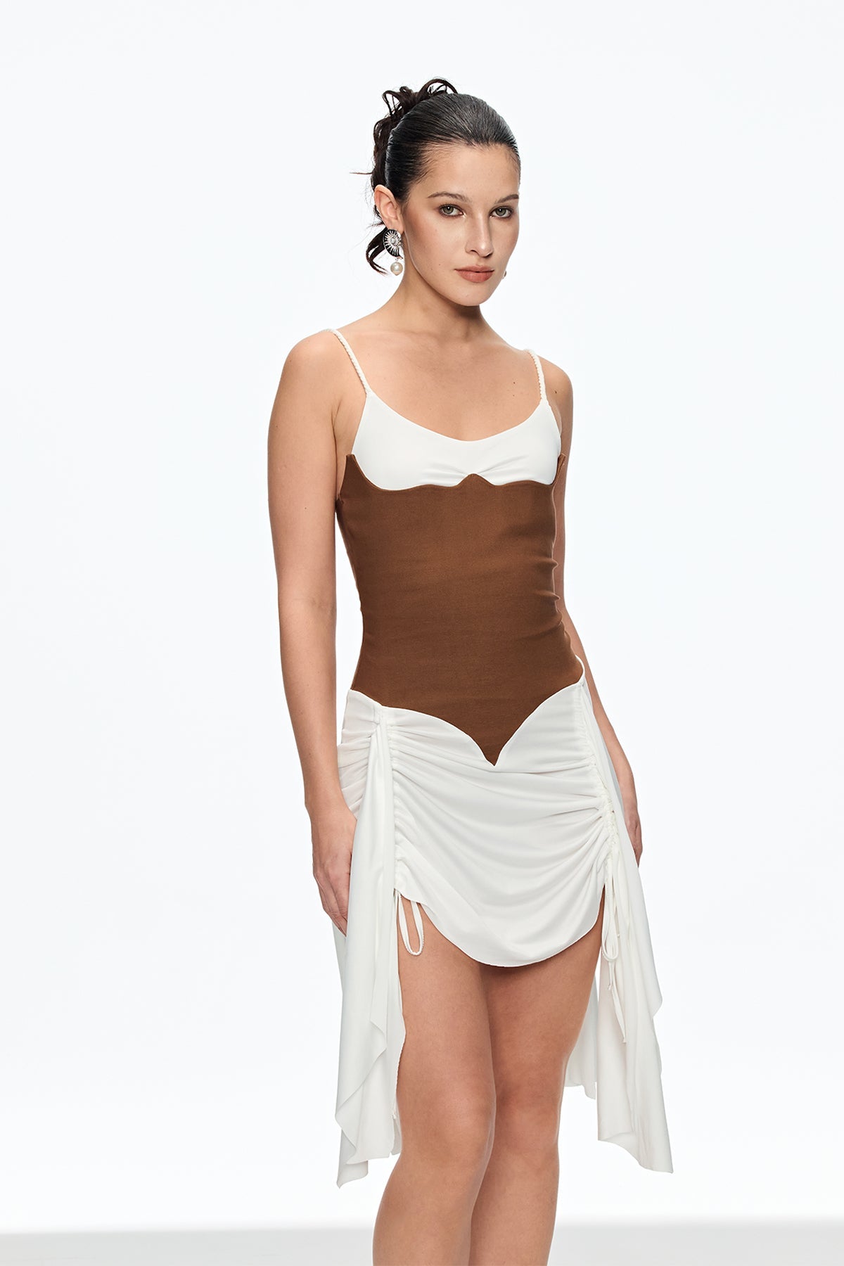 eunice Ruch Spaghetti Mini Dress Avalabel