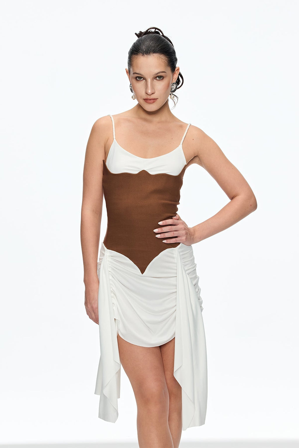 eunice Ruch Spaghetti Mini Dress Avalabel