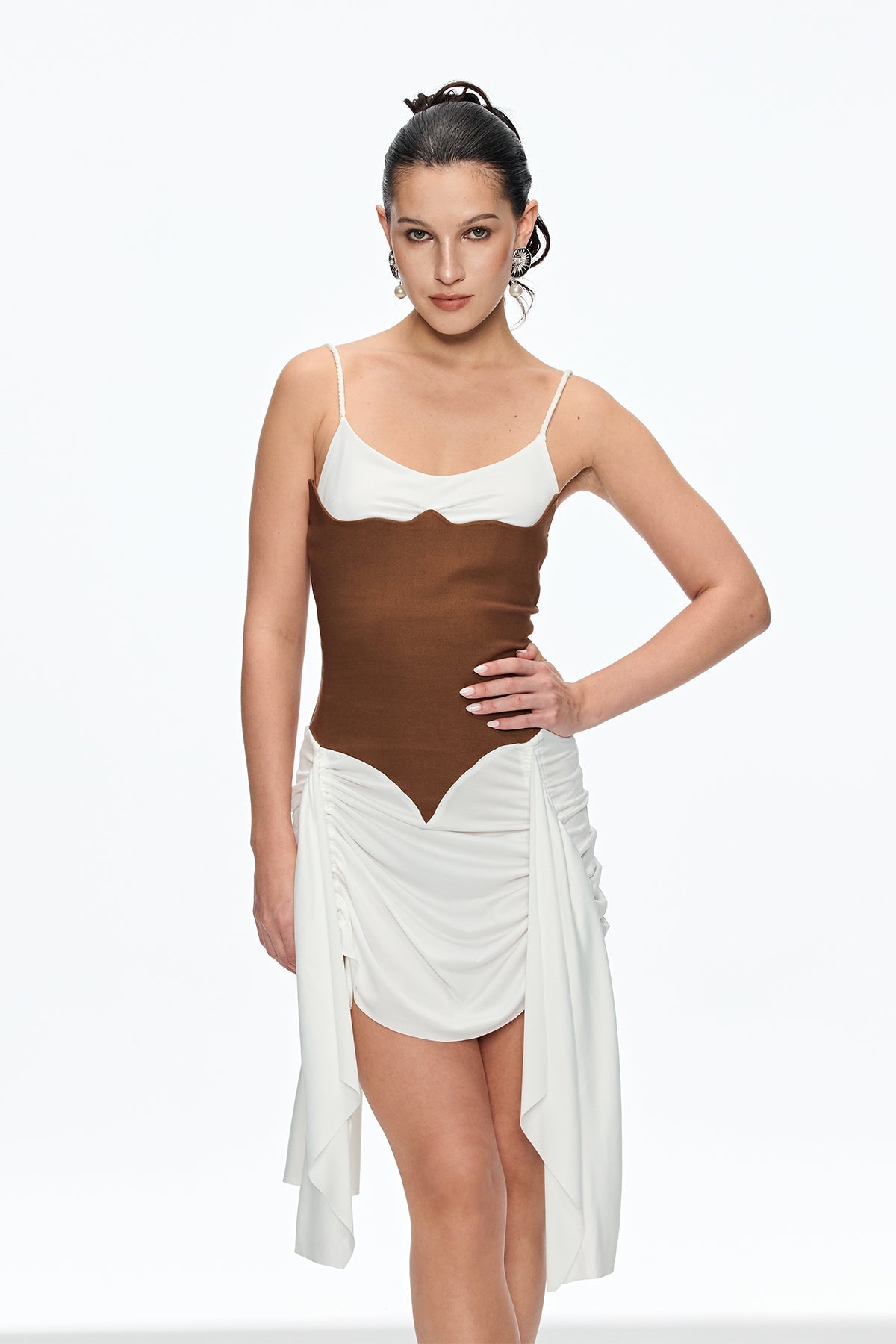 eunice Ruch Spaghetti Mini Dress Avalabel
