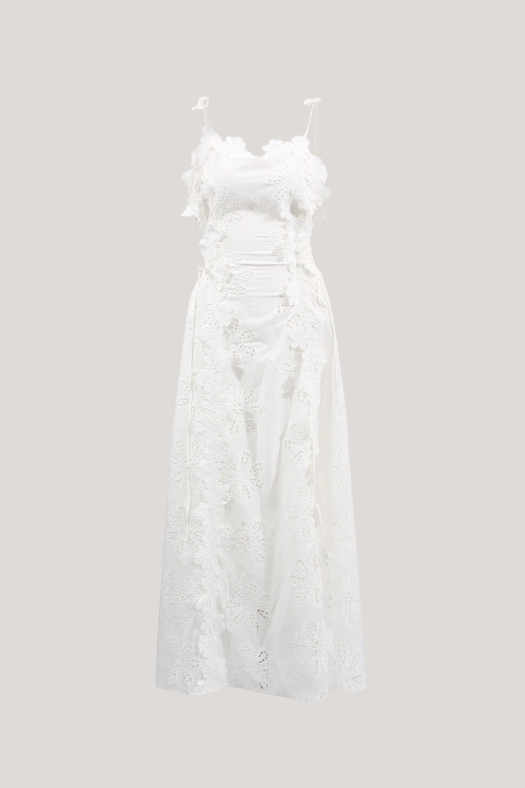 Kimberley Spaghetti Embroidered Maxi Dress Avalabel