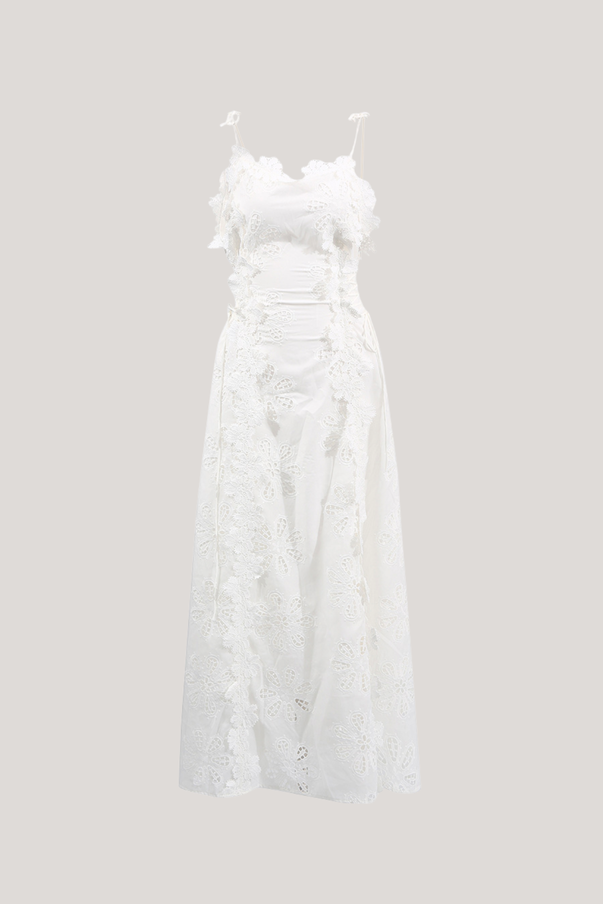 Kimberley Spaghetti Embroidered Maxi Dress Avalabel