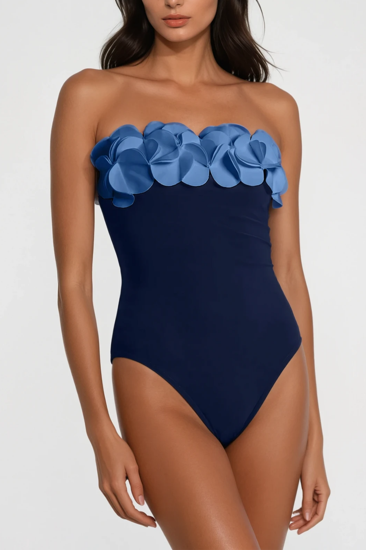 Marguerite Flower Bodycon Swimsuit Avalabel