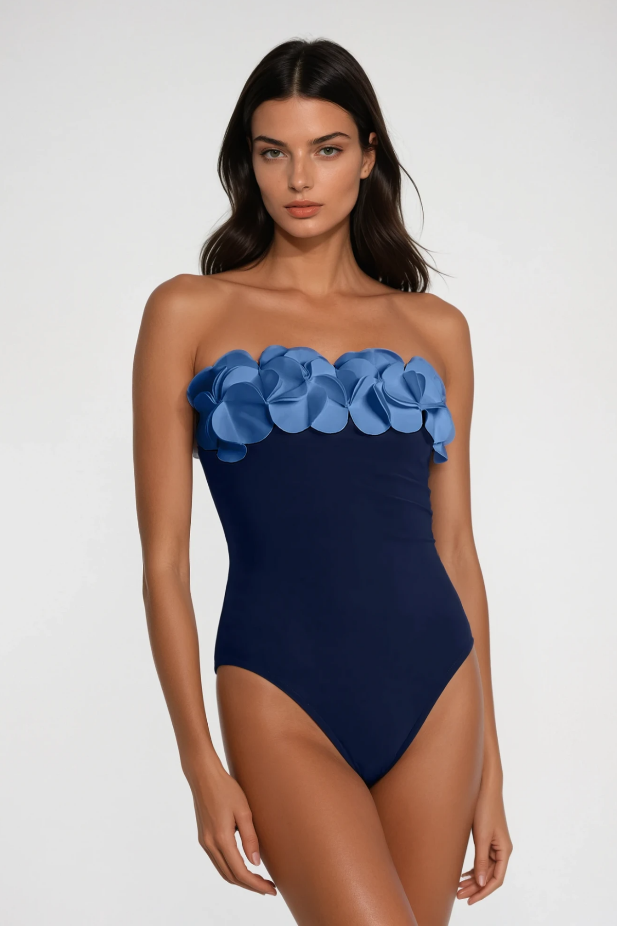 Marguerite Flower Bodycon Swimsuit Avalabel