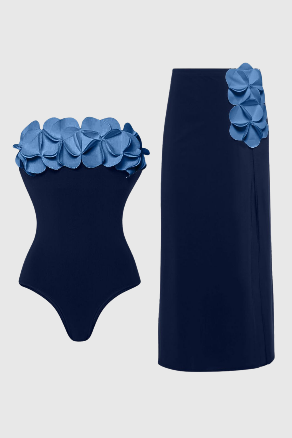 Marguerite Flower Bodycon Swimsuit Avalabel