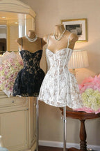 Alessia Lace Mini Dress Avalabel