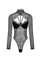 Hatsie Lace Long Sleeve Jumpsuit Avalabel