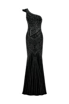 Ferina Skew Collar Diamond Maxi Dress Avalabel