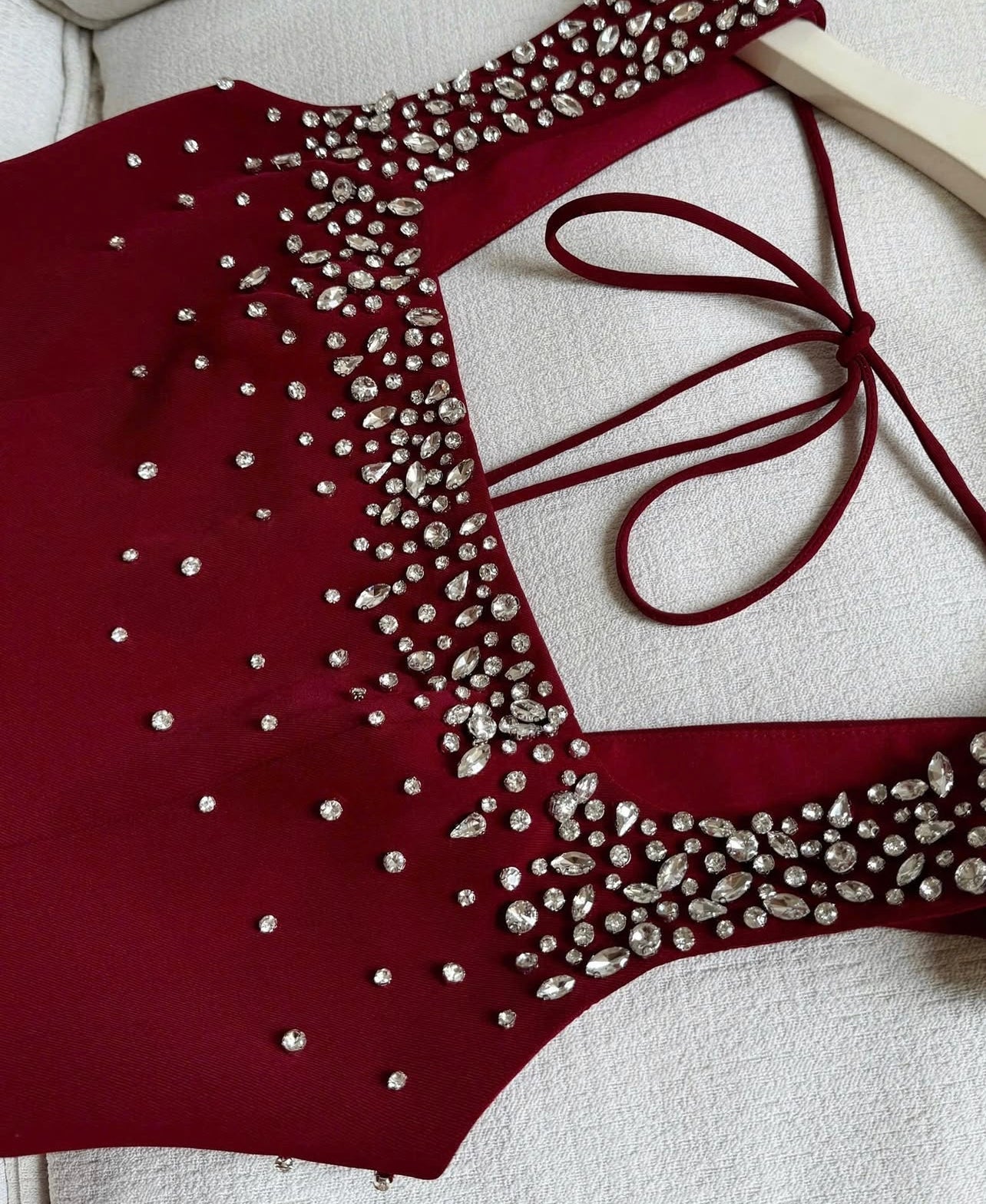 elise embellished mini dress Avalabel