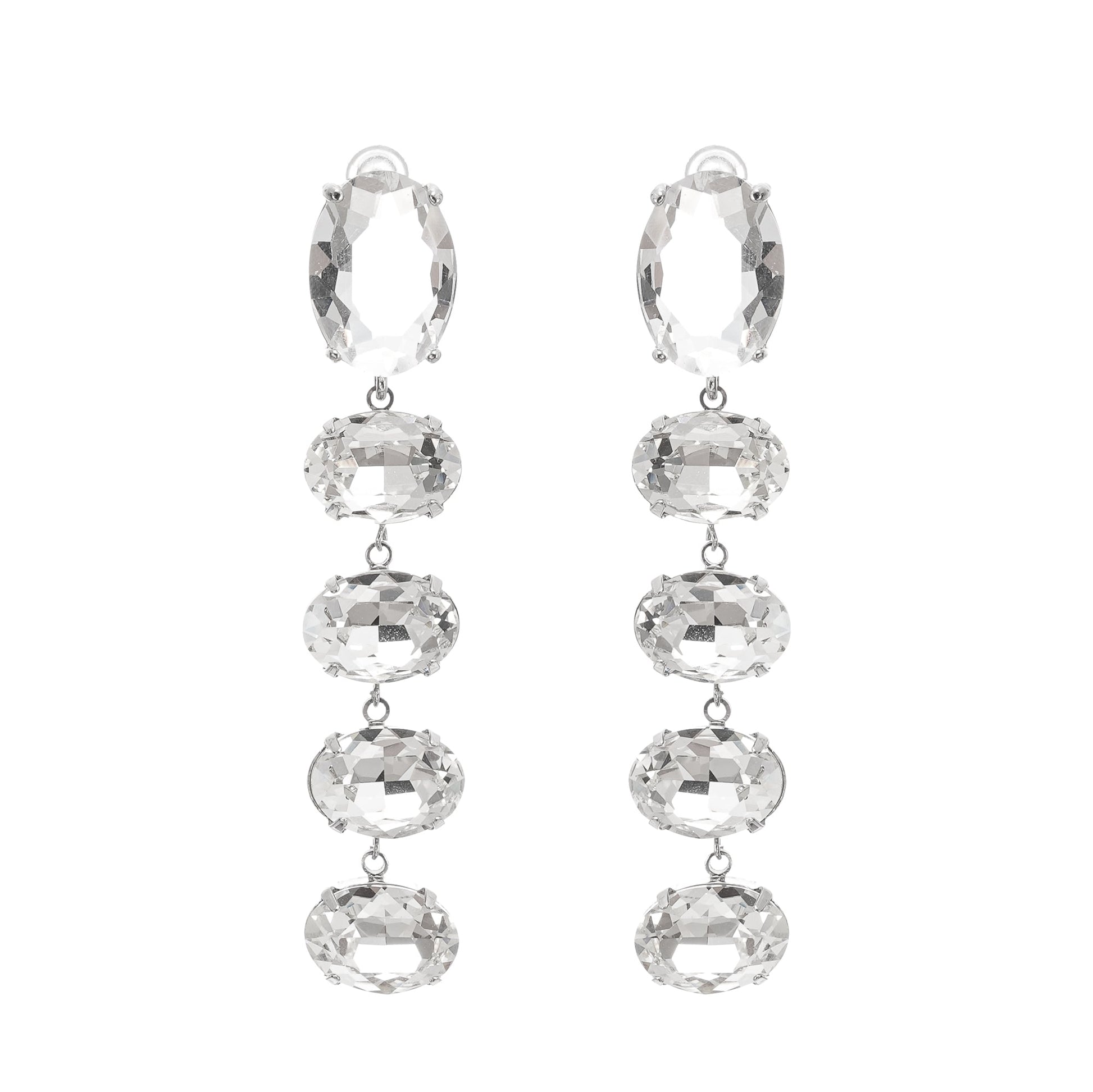 Felicia Crystal-Embellished Dangle Earrings Avalabel