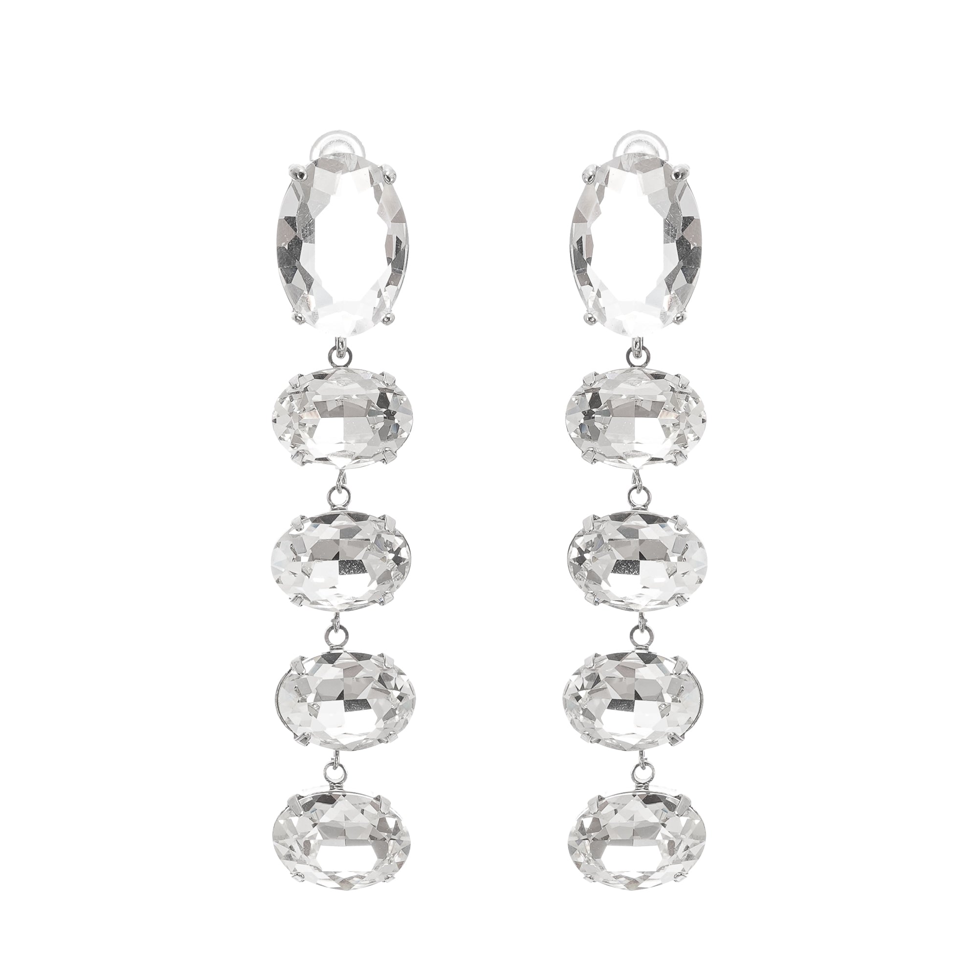 Felicia Crystal-Embellished Dangle Earrings Avalabel