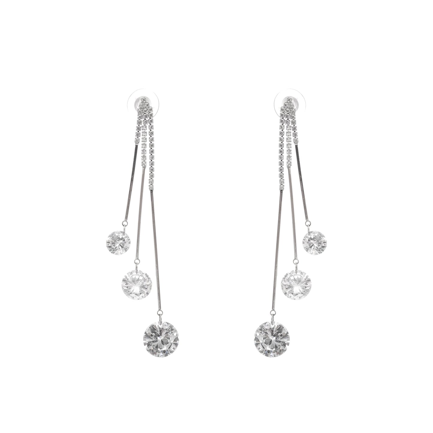 Solada Crystal Drop Earrings Avalabel