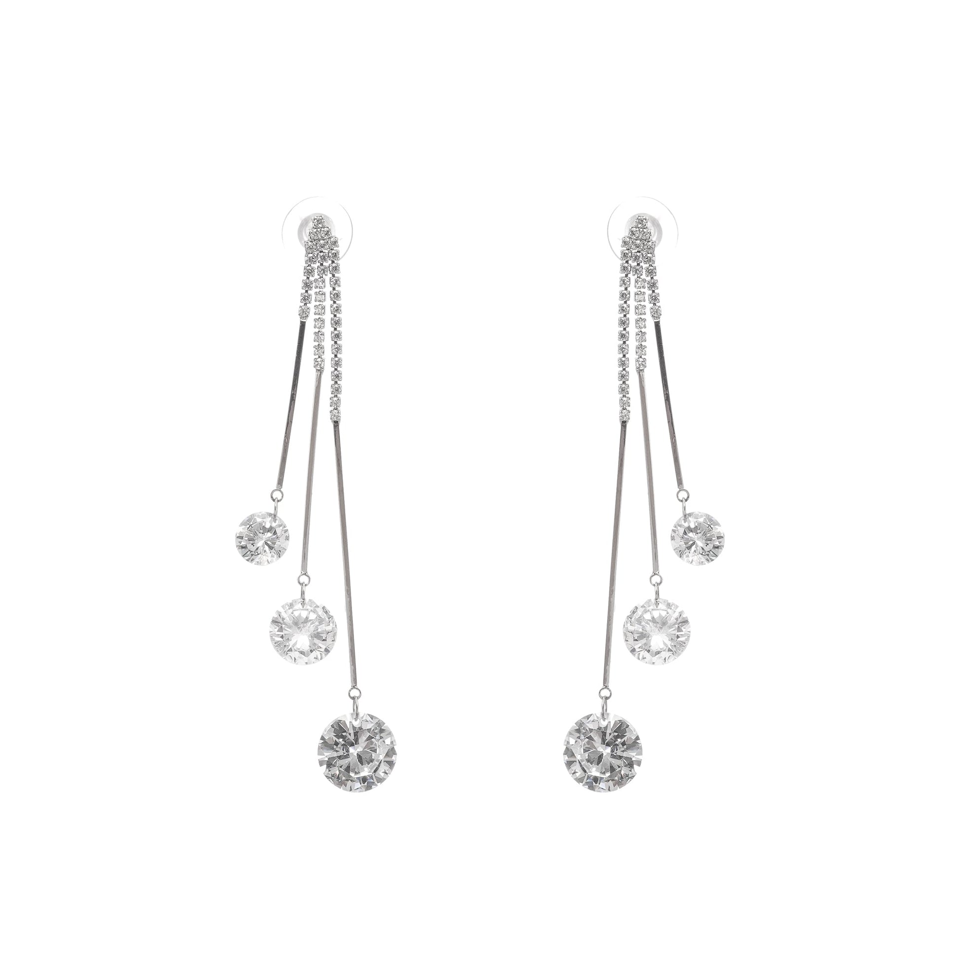 Solada Crystal Drop Earrings Avalabel