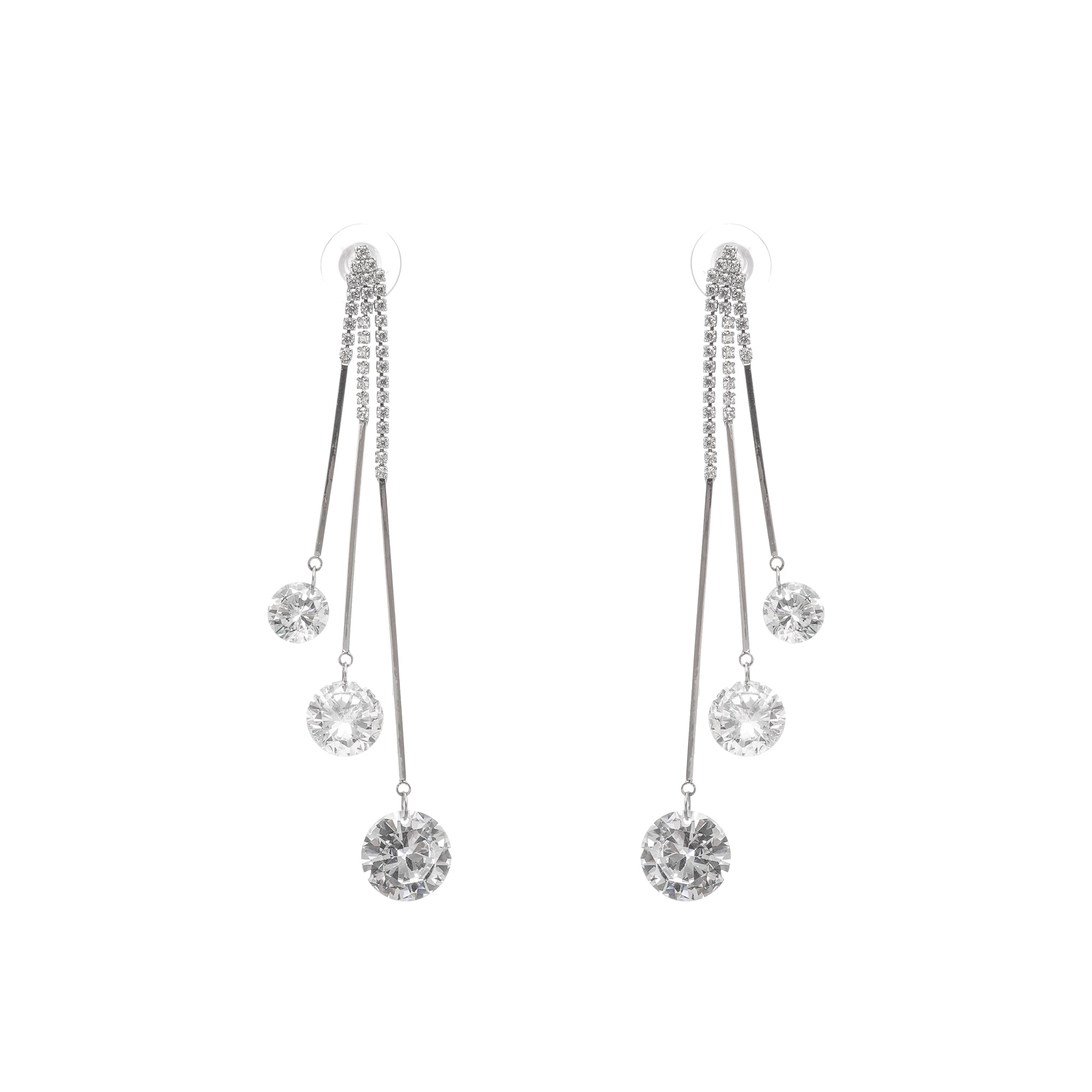 Solada Crystal Drop Earrings Avalabel