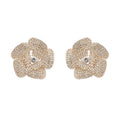 Saira Crystal-Embellished Floral Earrings Avalabel
