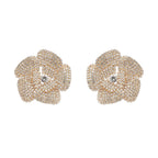Saira Crystal-Embellished Floral Earrings Avalabel