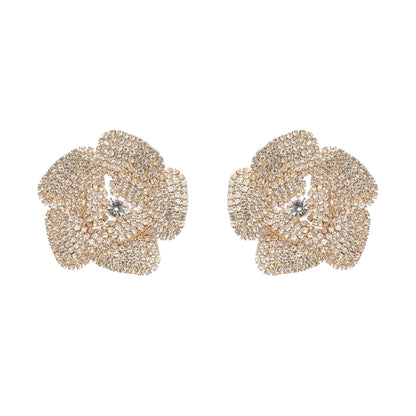 Saira Crystal-Embellished Floral Earrings