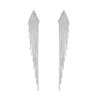 Amaris Silver Tassel Earrings Avalabel