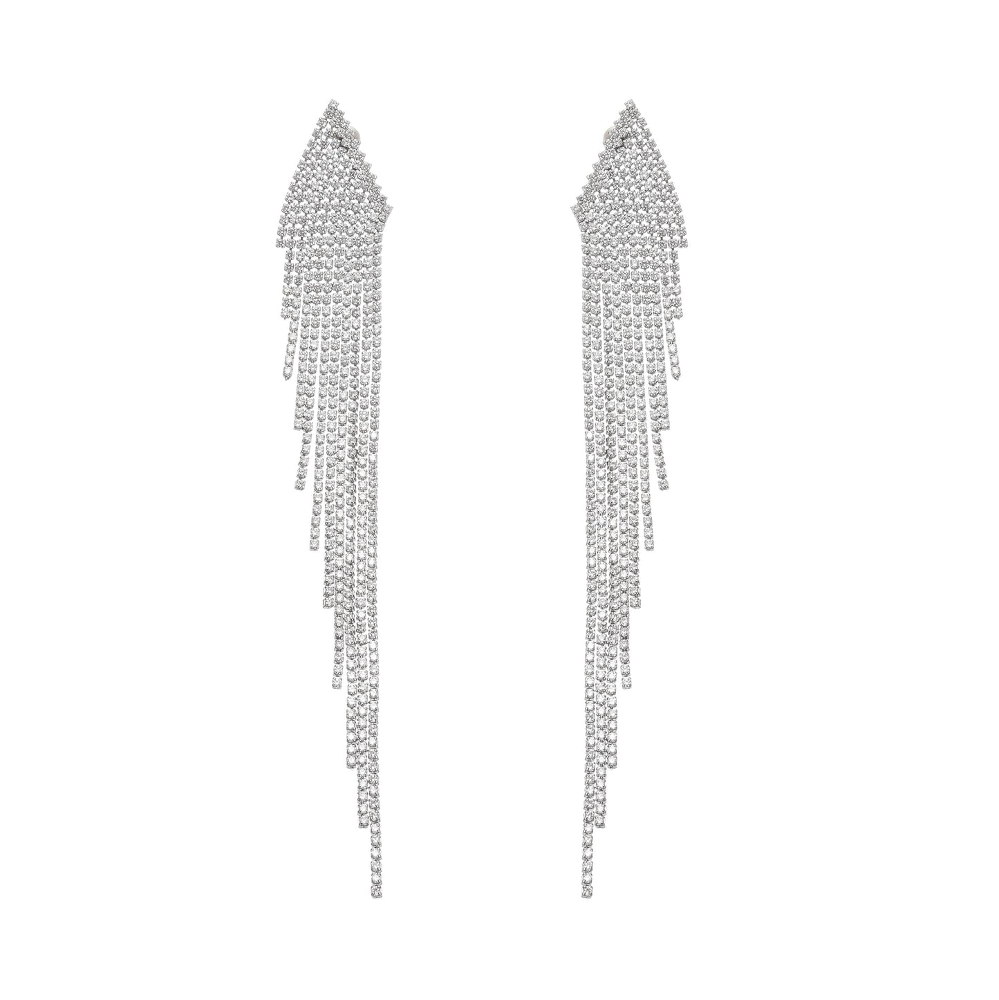 Amaris Silver Tassel Earrings