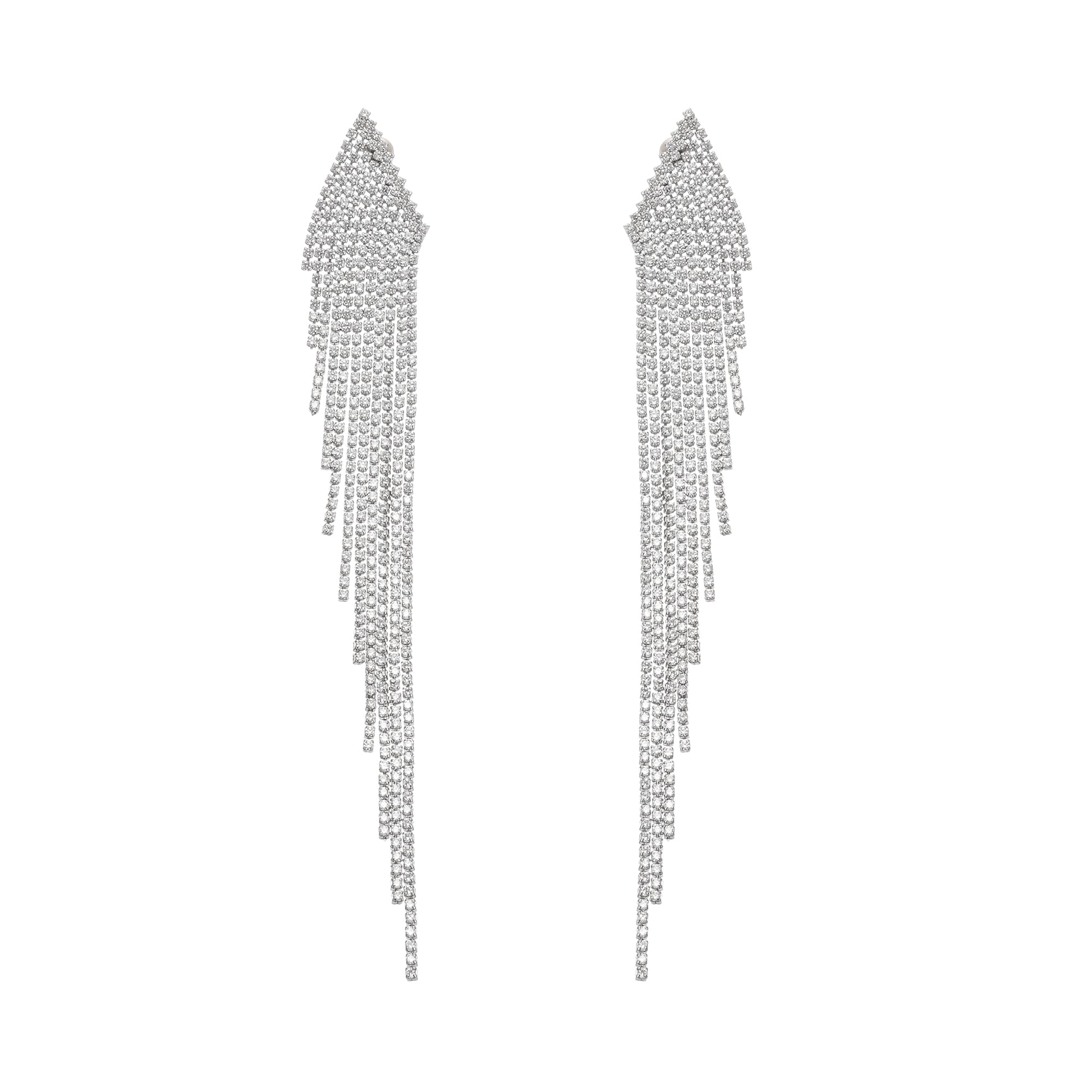 Amaris Silver Tassel Earrings Avalabel