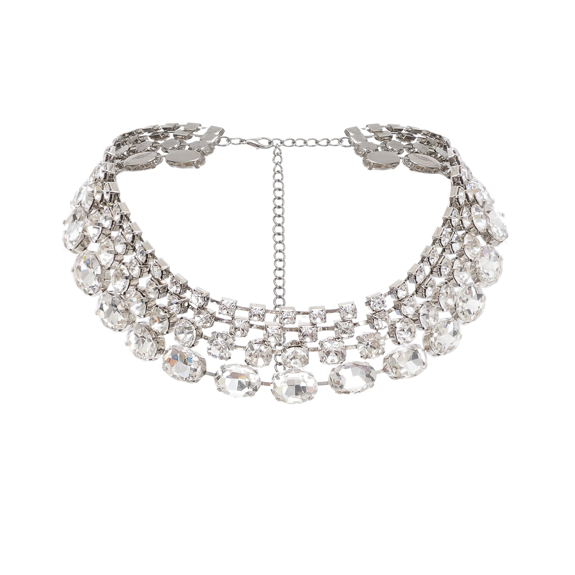 Elizabeth Crystal-Embellished Layered Necklace Avalabel