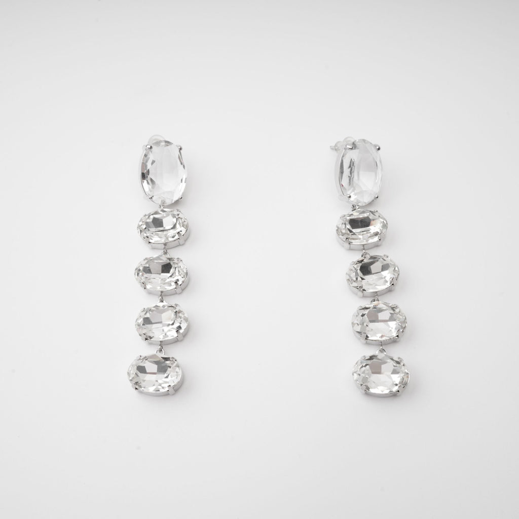 Felicia Crystal-Embellished Dangle Earrings Avalabel