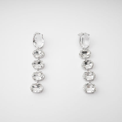Felicia Crystal-Embellished Dangle Earrings Avalabel