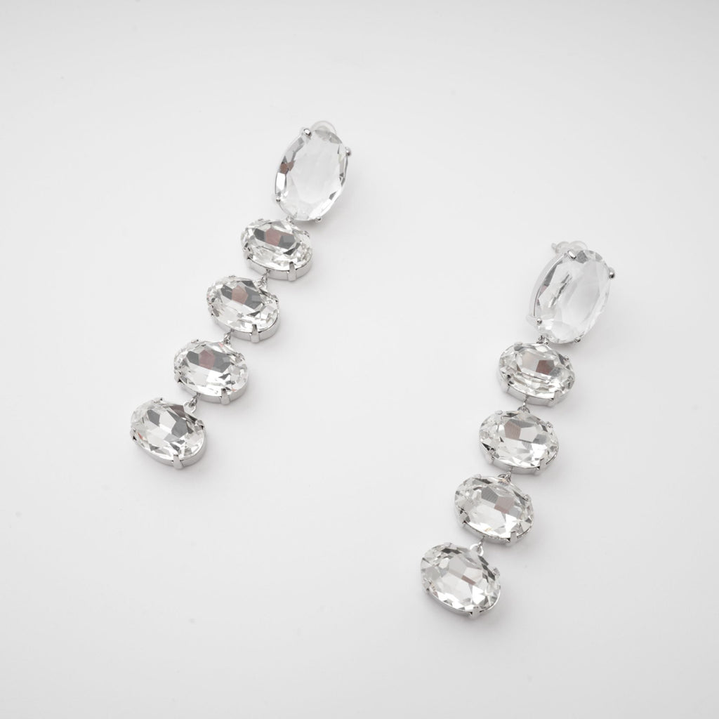 Felicia Crystal-Embellished Dangle Earrings Avalabel